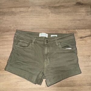 Celebrity Pink Women's Shorts in Forest Green